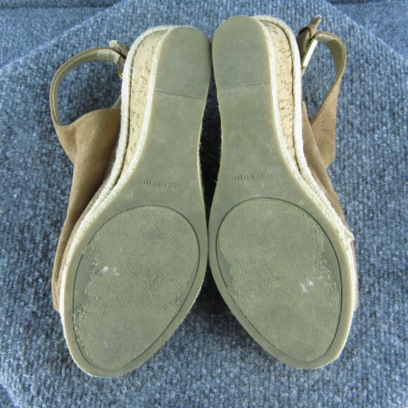 ZIGIsoho Ivanna Women Gladiator Heel Shoes Size 6.5 Medium Brown Fabric - Picture 8 of 10